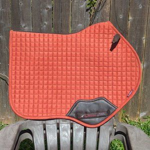 LeMieux Suede Close Contact Saddle Pad in Sienna